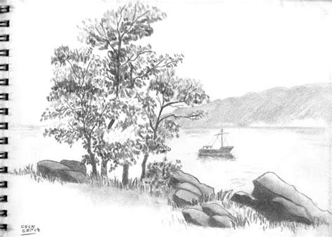 Dibujos de paisajes | Dibujos a lapiz