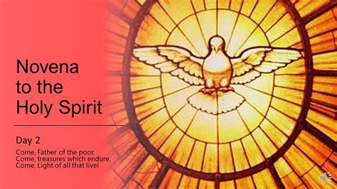 Day Two Of Novena To The Holy Spirit Youtube
