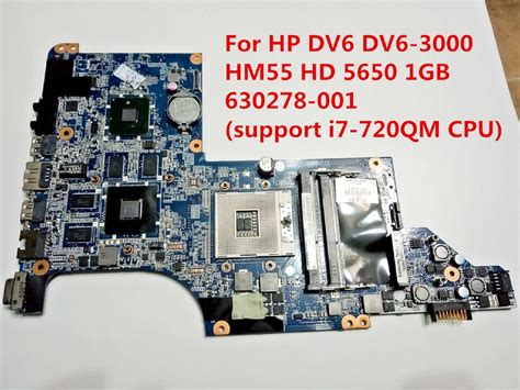 Hp Dv6 Dv6 3000 Intel Hm55 Ati 56501gb Motherboard 630278 001 Dv6