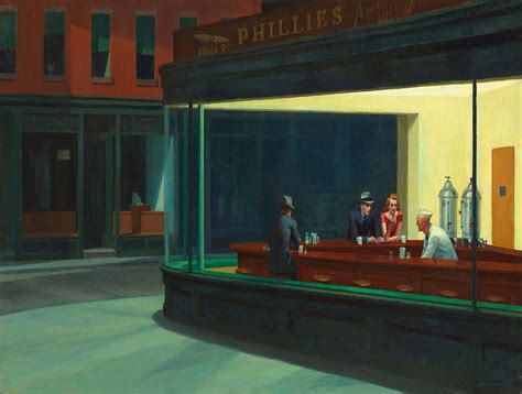 Edward Hopper S Nighthawks Painting By Vintage Images
