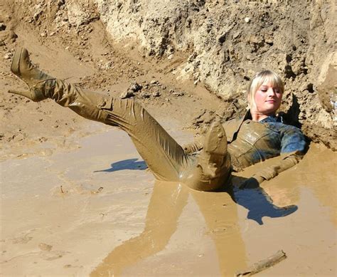 Click To View Full Size Wet Clothes Mudding Girls Muddy Girl