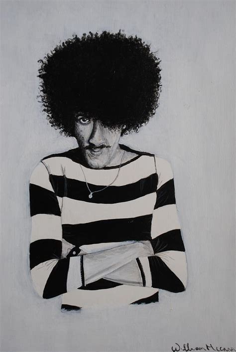 Phil Lynott Portrait Painting By William Mccann Fine Art America