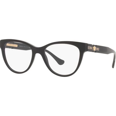 shop versace prescription glasses ve3304 black clear glasses