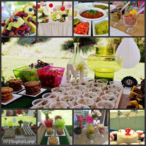 Summer Birthday Party Food and Drink - DIY Inspired | Summer food party