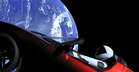 See The Crazy Photos Of Elon Musks Red Tesla Orbiting Space Time