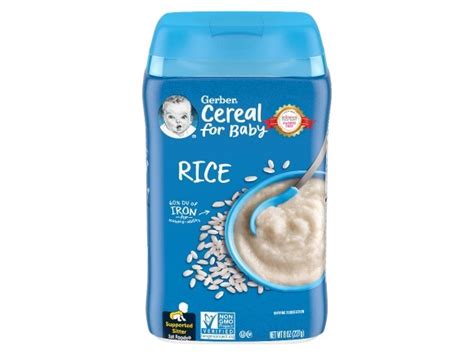 Gerber Rice Cereal Nestlé Babyandme