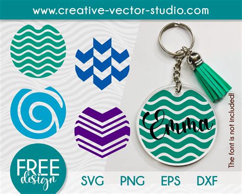 Free Download Keychain Display Card Svg Free for Cutting Machine