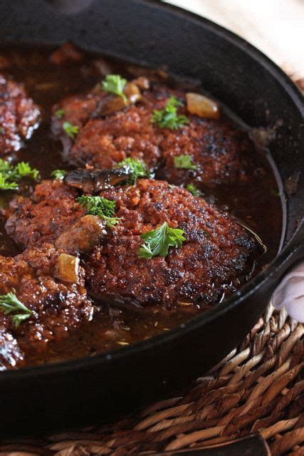 At 325 degrees, covered.they were soooo tender and juicy. The Very Best Salisbury Steak Recipe // Video - The ...