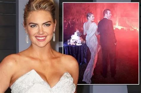 Kate Upton Wore A Naked Dress To Her Wedding And Looked Stunning Alongside New Husband Justin