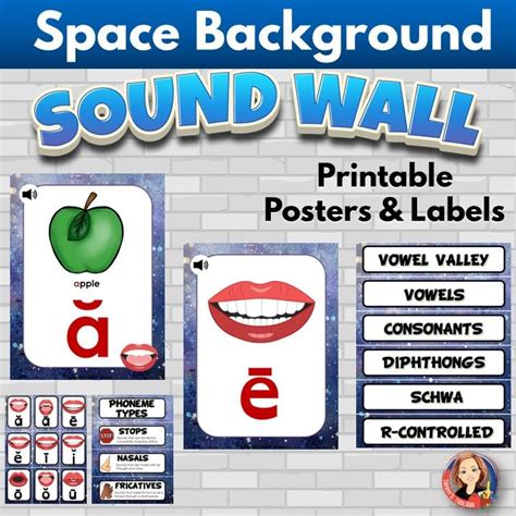 Sound Wall Posters In Space Theme Made By Teachers In 2022 Phonemic