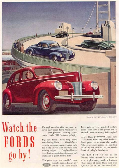 Ford Magazine Ads From 1940s