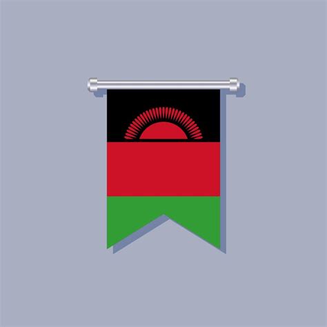 Ilustração Do Modelo De Bandeira Do Malawi 11022291 Vetor No Vecteezy