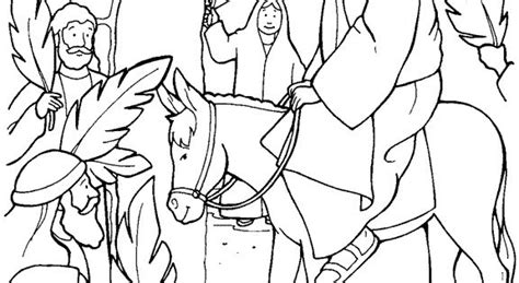 From biblestorycard learning system(tm) coloring book © 1996 wesleyan publishing house used by permission. Triumphal Entry Coloring Page | Sunday school crafts ...