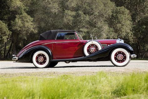1938 Mercedes Benz 540k Roadster Red Classic Wallpapers Hd