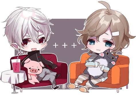 Anime Boys Chibi Couch Friends Fang Anime Hd Wallpaper Peakpx