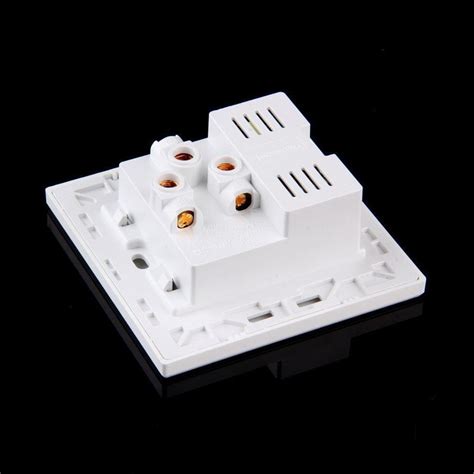Buy Dual Usb Port Electric Wall Charger Dock Socket Power Outlet Panel