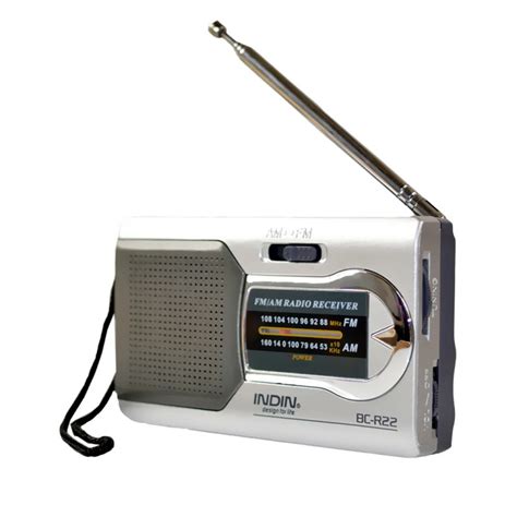 Indin Silver Mini Portable Amfm Telescopic Antenna Radioam Radio