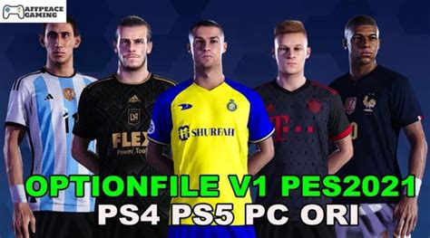 OPTION FILE PES 2021 PATCH 2022 2023 PS4 PS5 PENDRIVE Lazada