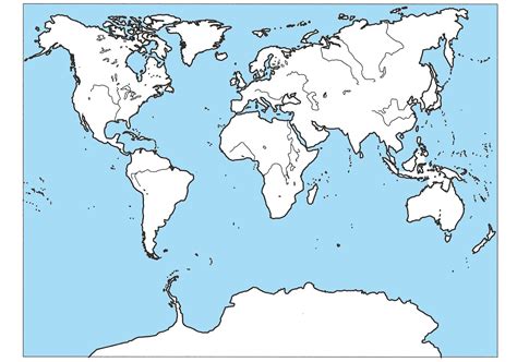 Mapa Del Mundo Mudo Para Imprimir Mapa Del Mundo Para Colorear Images