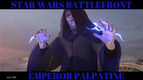 Star Wars Battlefront Emperor Palpatine Gameplay Part 1 Force