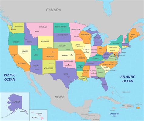 United States Map 2397599 Vector Art At Vecteezy