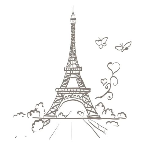 Eiffel Tower In Paris France Stock Vector Image By ©mirumur 6258420