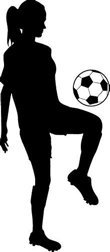 Soccer Girl Silhouette Clip Art At Getdrawings Free Download
