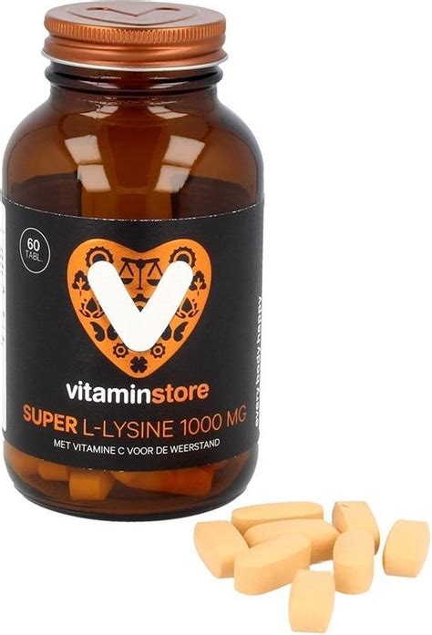 Vitaminstore Super L Lysine Tabletten Aminozuur Met