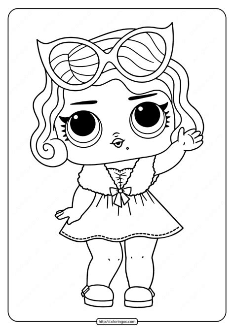 Lol Surprise Doll Leading Baby Coloring Pages Motherhood