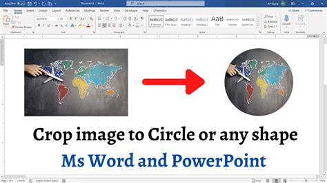 How To Crop A Picture In A Circle Shape In Powerpoint Printable Templates