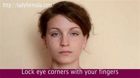 Facial Eye Exercises How To Tighten Droopy Eyelids And Reduce Wrinkles Olhos Caídos