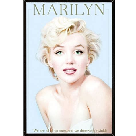Shop Marilyn Monroe We Are All Stars Wall Plaque 24 X 36 Free
