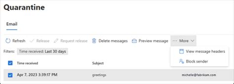 Find And Release Quarantined Messages As A User Microsoft Learn