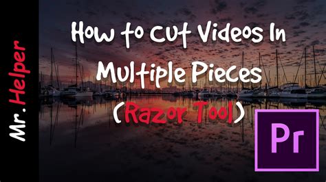 Documents►adobe ► premiere ► pro ► 12.0. Adobe Premiere Pro - How to Cut Videos In Several Pieces ...