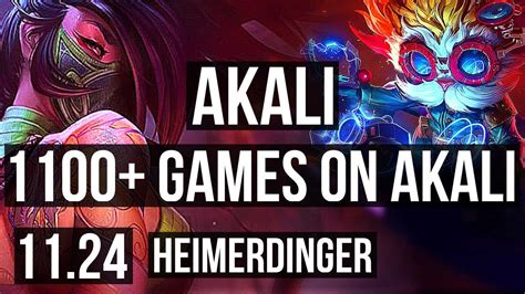 Akali Vs Heimer Top Defeat Solo Kills Games M Mastery Kr Diamond