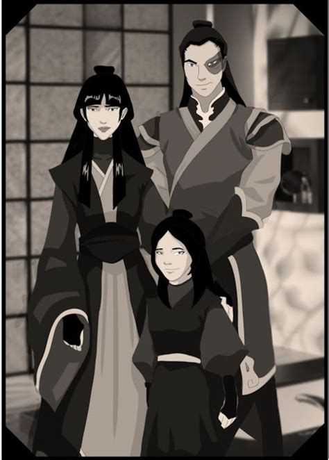 Prince Zuko As Fire Lord And His Wife Mai And Their Daughter Izumi From Avatar The Last
