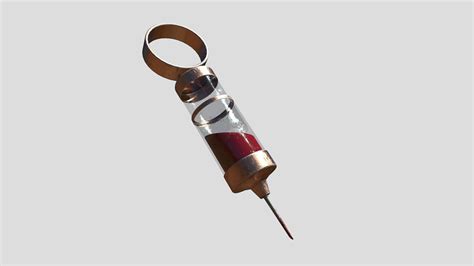 Blood Steampunk Syringe Download Free 3d Model By Hektor Gasparoni