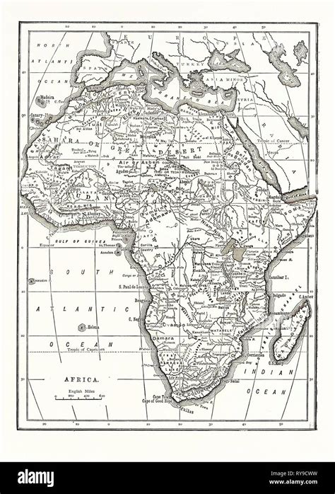 Map Africa 19th Century Hi Res Stock Photography And Images Alamy
