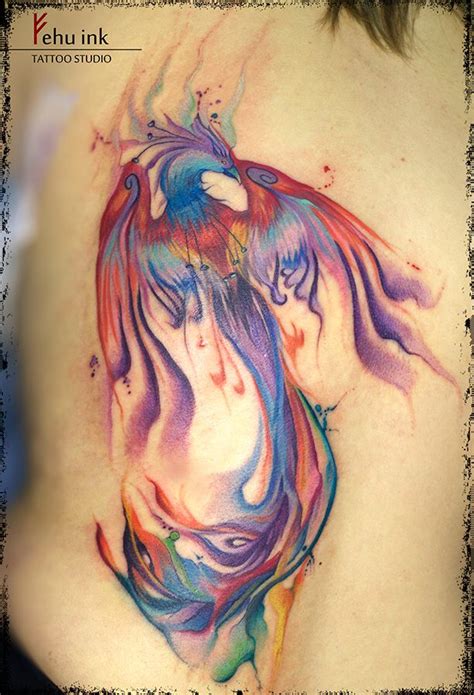 Watercolour Phoenix Watercolor Phoenix Tattoo Phoenix Tattoo Tattoos