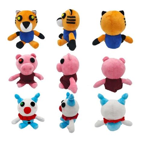 Roblox Piggy Plush Toy Tiger Clown Soft Plushee Doll Stuffed Kids Fans