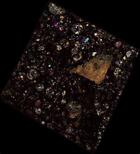 Nwa 533 Meteorite Thin Section Xpl A Photo On Flickriver