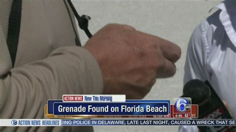 Video Grenade Found On Florida Beach 6abc Philadelphia