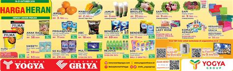 Banyak kebutuhan yang bisa dibeli di yogya online lho seperti kata @vera_meidrd selain banyak produknya, cara belanjanya praktis dan pastinya. Yogya - Promo Katalog Harga Heran Periode 19 - 21 Oktober ...