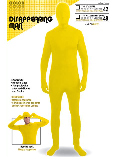 Disappearing Man Suit Yellow