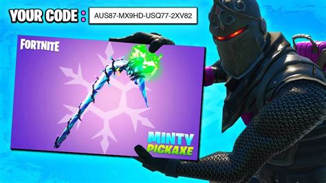 HOW TO GET FREE PICKAXE CODE IN FORTNITE! (Free Minty Pickaxe Codes