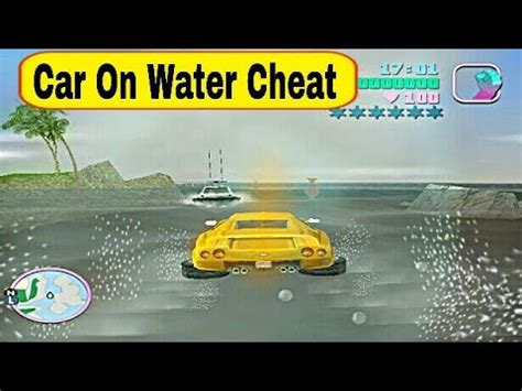 Car On Water Cheat Code  GTA Vice City Car On Water Cheat Code