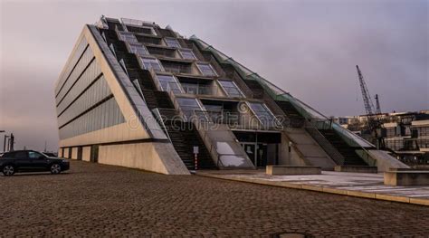 Modern Architecture The Dockland Office Building In Hamburg City Of