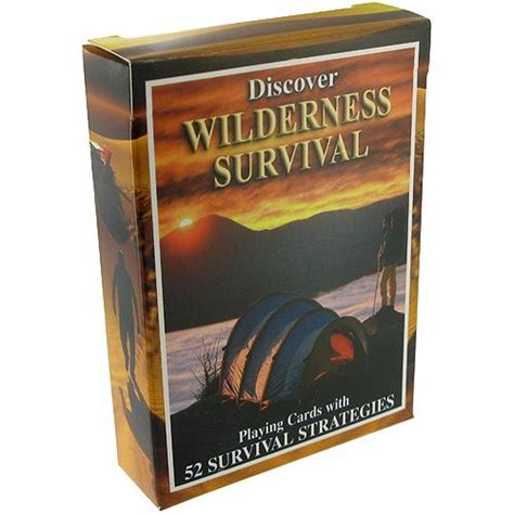 Wilderness Survival Playing Cards Xump