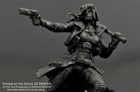 junction3d unveils amazingly detailed 3d printed miniature figurine printed on solus 3d printer