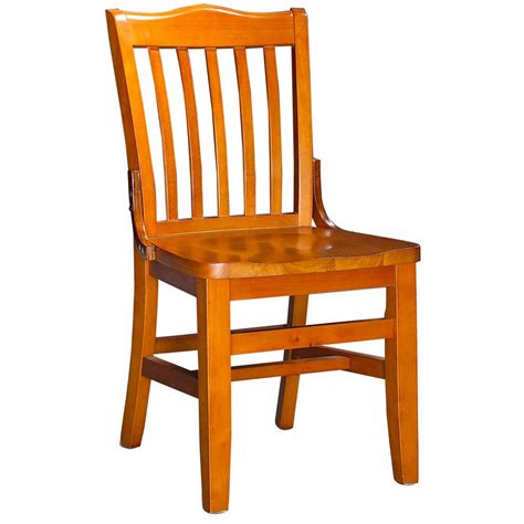 Large selection of restaurant chairs for sale that include wood and metal chairs. Schoolhouse Wood Restaurant Chair